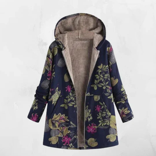 Berg-Feldt | Manteau imprimé oversize à capuche et manches longues