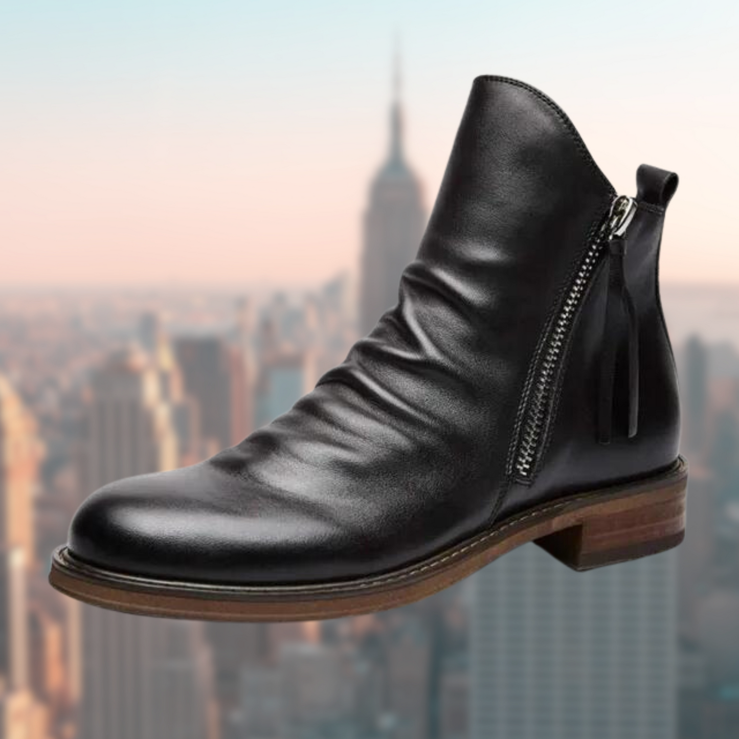 Berg-Feldt | Lederstiefel mit Glattem Finish