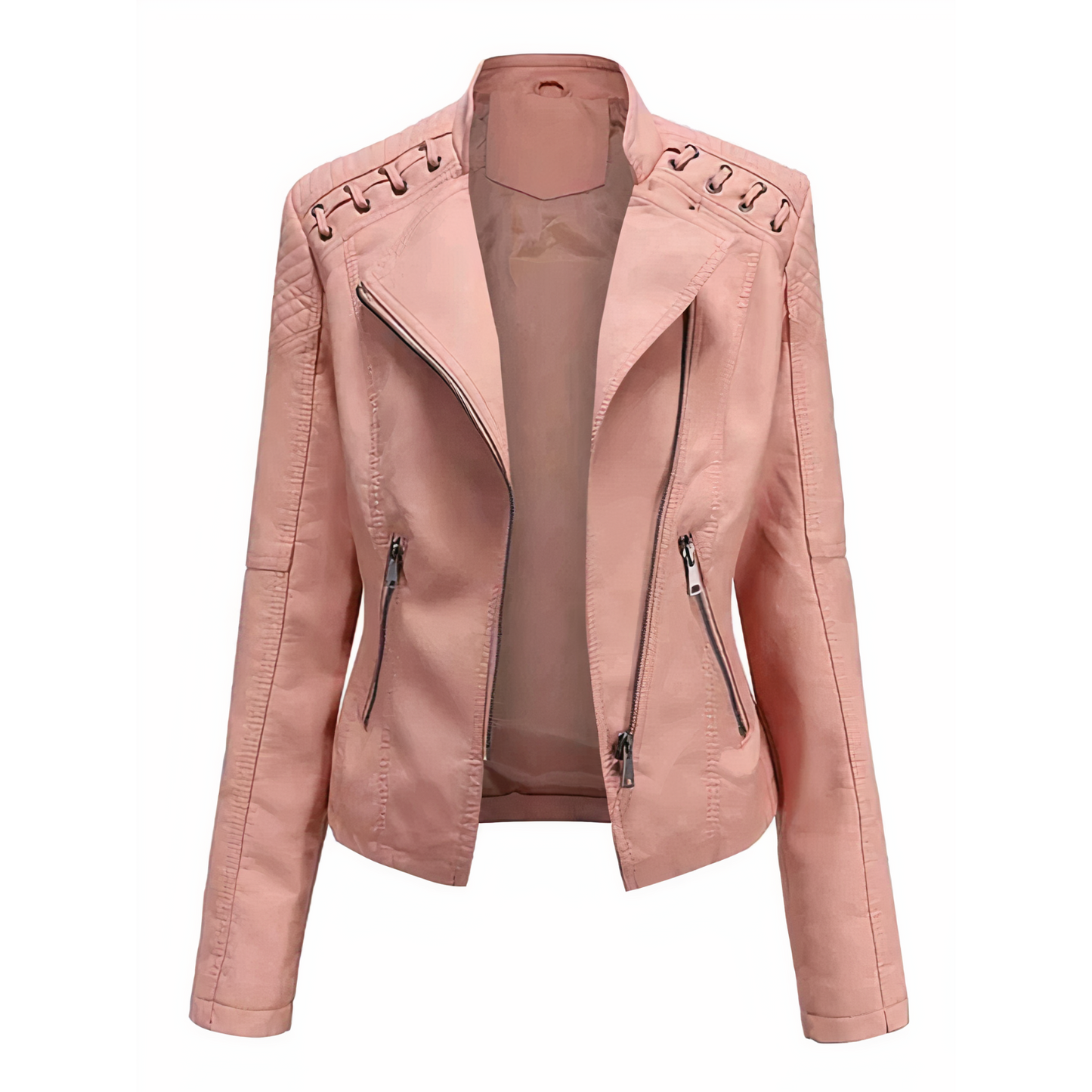 Blouson en cuir Stella pour femme