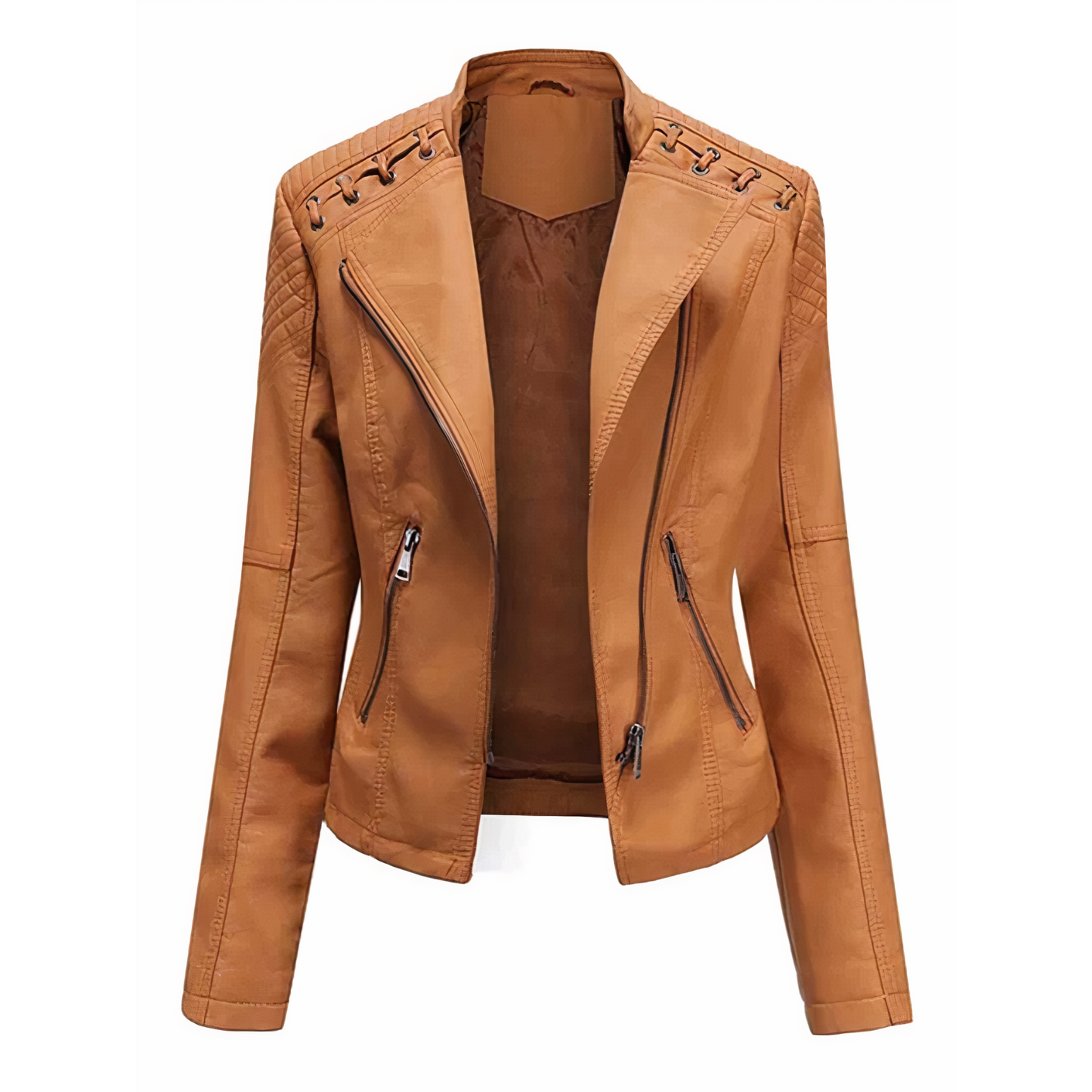 Blouson en cuir Stella pour femme