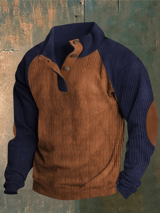 KARL : Pull en velours côtelé à manches longues