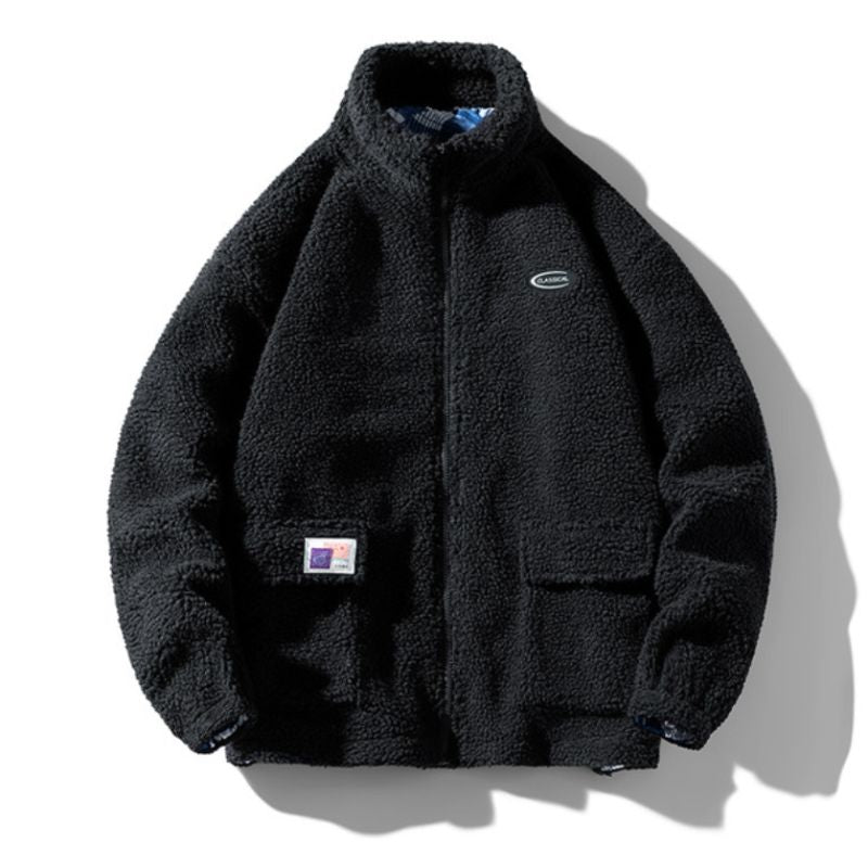 Modische Plüschbomberjacke von Sven
