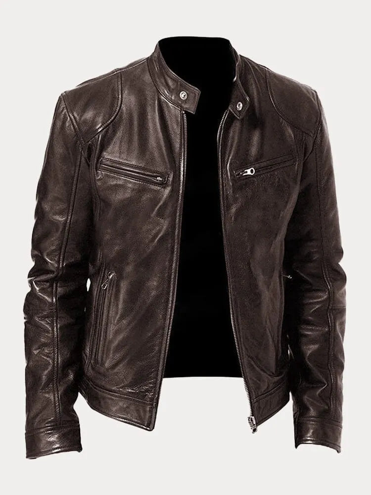 JACKSON Lederjacke im Casual-Stil