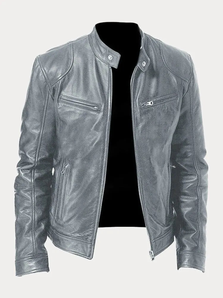 JACKSON Lederjacke im Casual-Stil