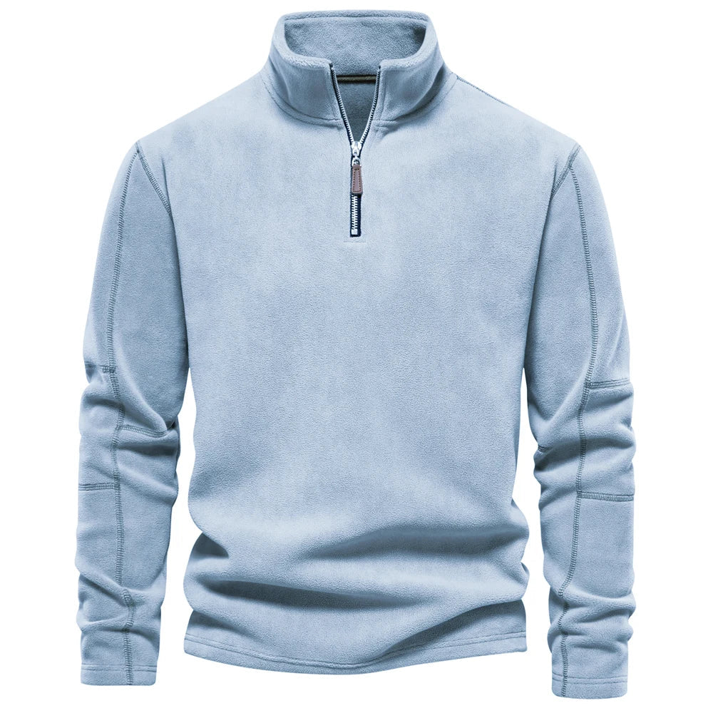 Berg-Feldt | Sweat-shirt polaire doux à fermeture éclair Chaud et confortable Idéal par temps froid