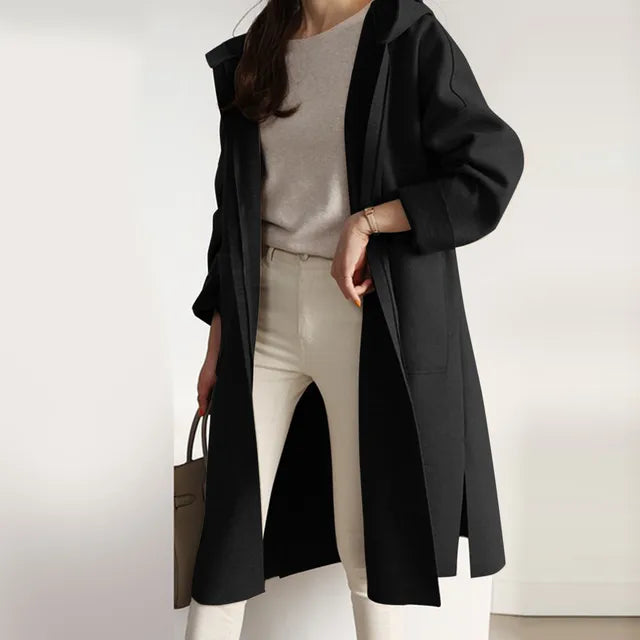 Berg-Feldt | Elegante Taubjacke mit Kapuze