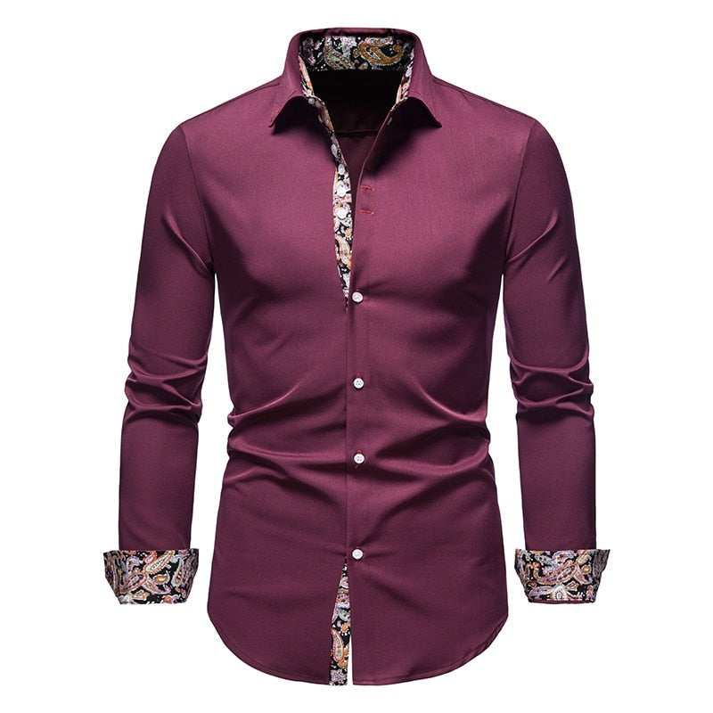 Polo à manches longues pour homme Derick - Élégant