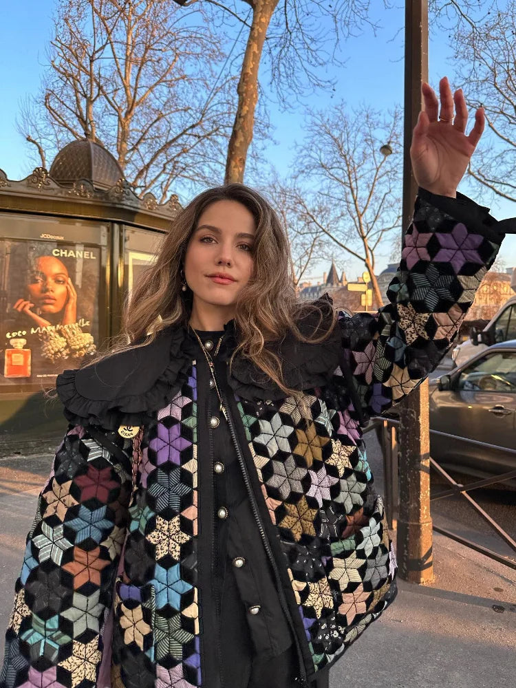 Berg-Feldt | Stil Mehrfarbe Steppjacke