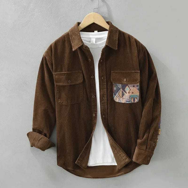 CARL – Chemise à détails brodés