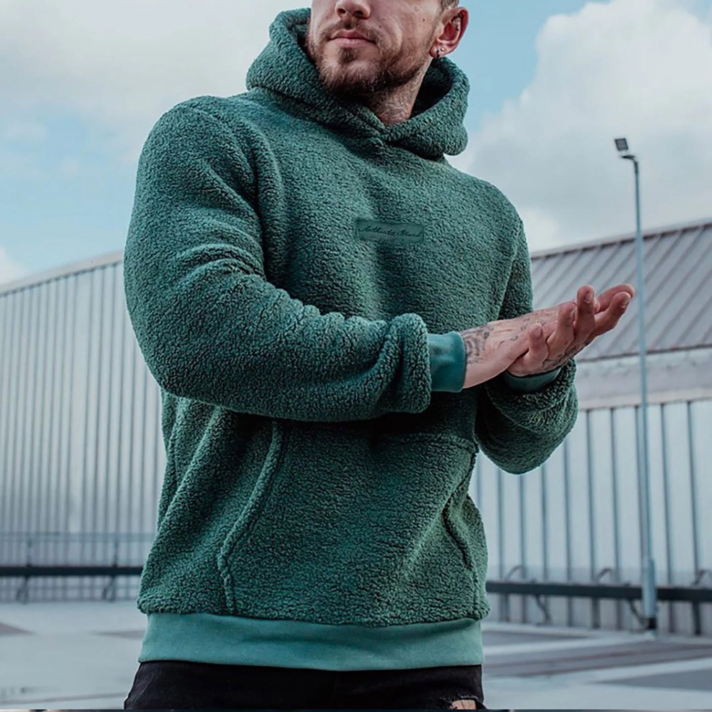 Berg-Feldt | Kapuzensweatshirt mit Premium Komfort Polyester Fleece Modern und Warm