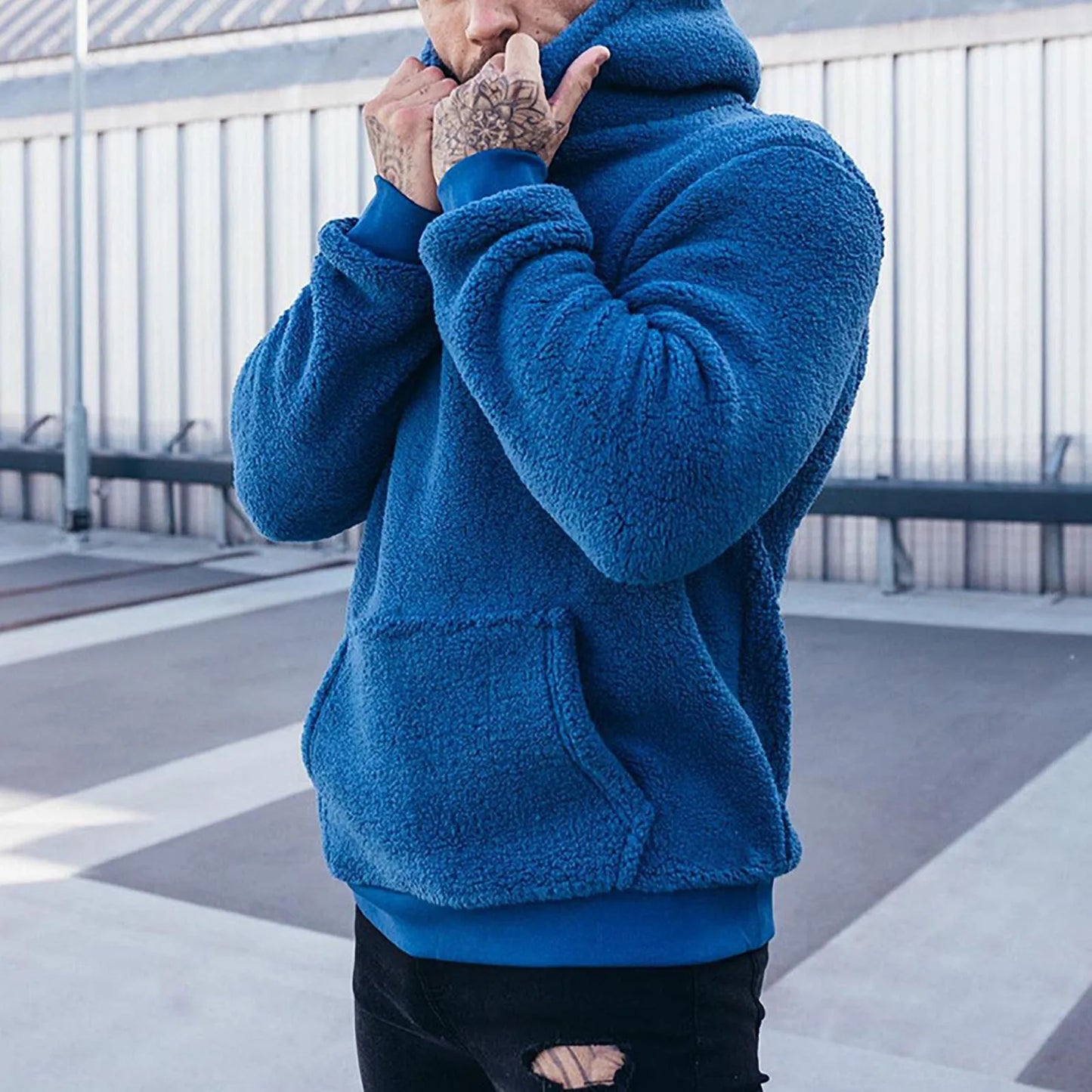 Berg-Feldt | Kapuzensweatshirt mit Premium Komfort Polyester Fleece Modern und Warm