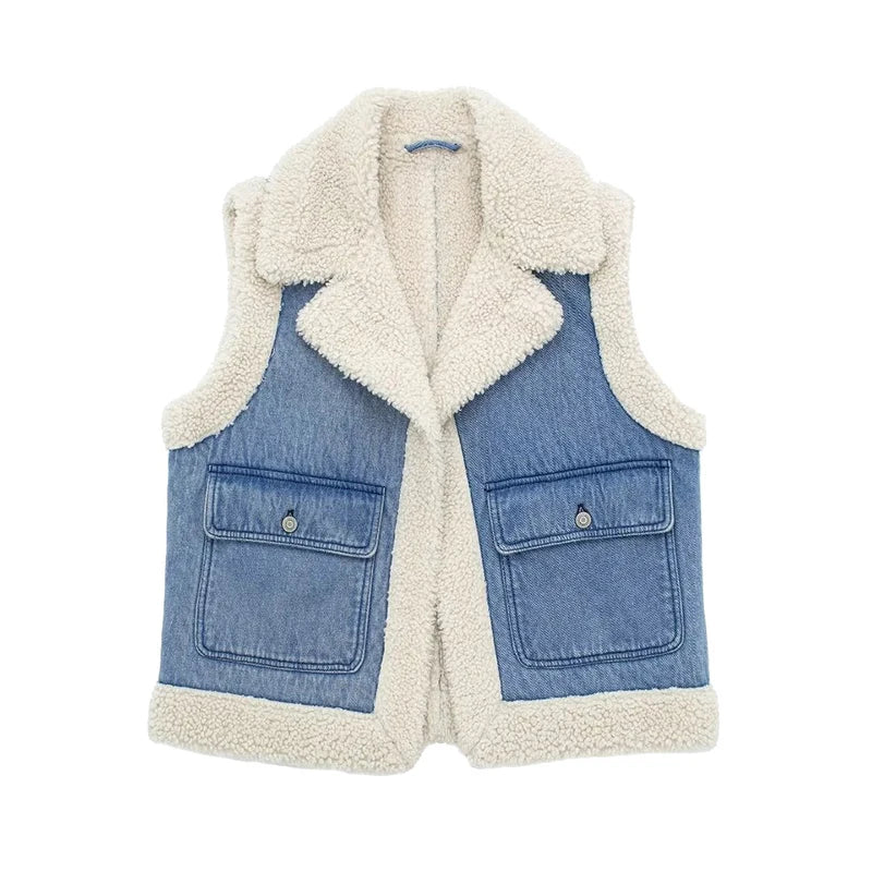 Berg-Feldt | Veste en jean d'hiver décontractée et tendance