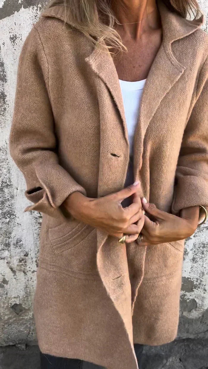 Berg-Feldt | Eleganter Damen Langmantel Wollmischung Design mit Langanhaltendem Charme