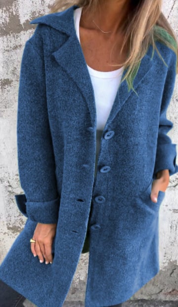 Berg-Feldt | Eleganter Damen Langmantel Wollmischung Design mit Langanhaltendem Charme