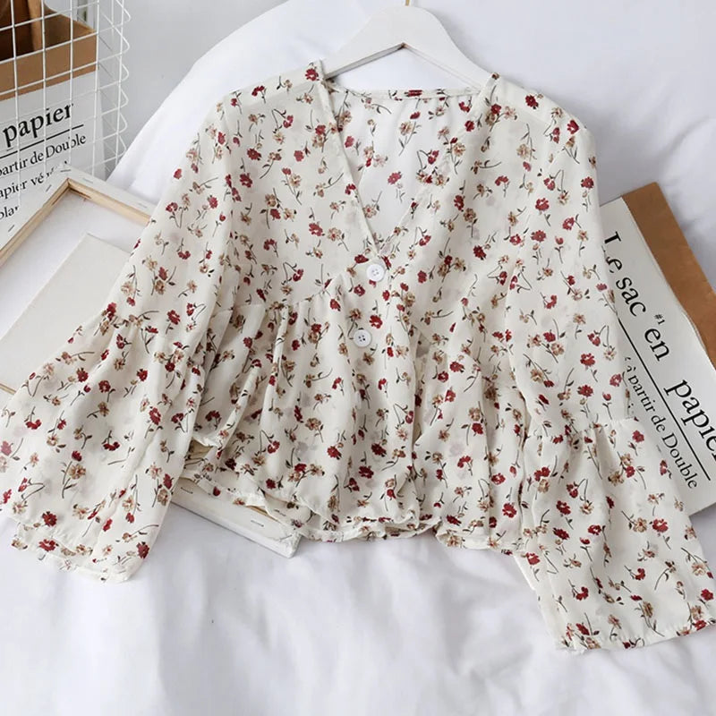 Blouse ample en mousseline vintage Chloé par Fudus