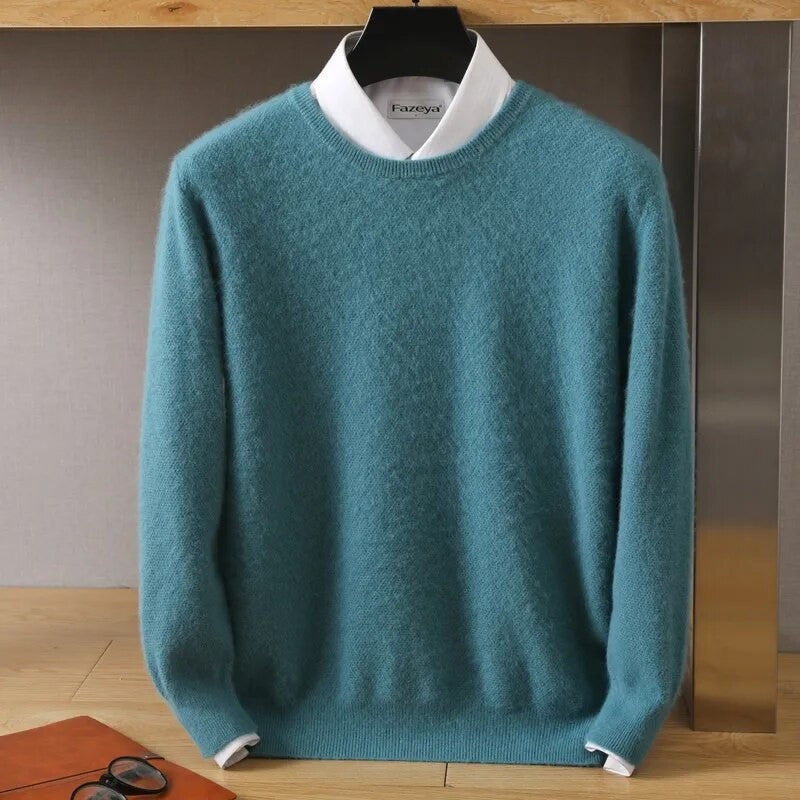 Pull d'hiver pour homme à manches longues et matière douce