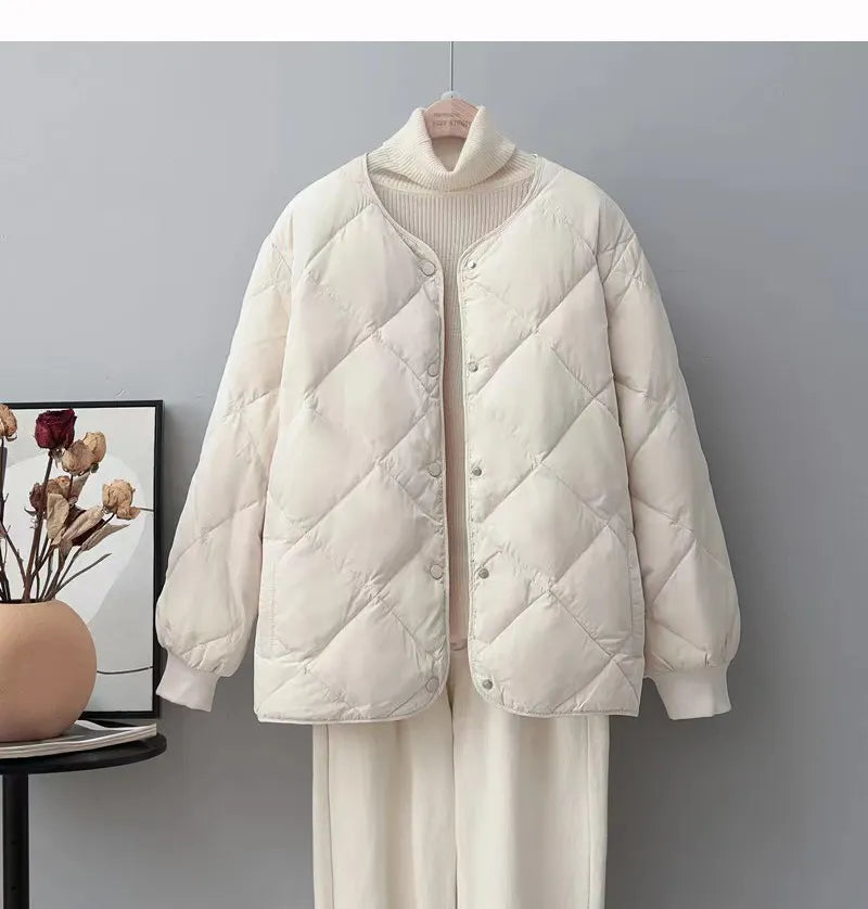 Berg-Feldt | Vielseitige Schicke Rundhalsjacke mit Knopfverschluss