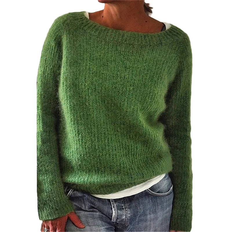 Berg-Feldt | Loser Strickboot Hals Pullover