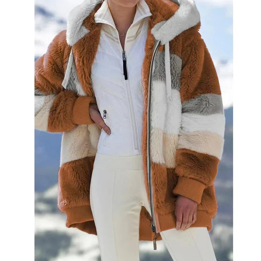 Berg-Feldt | Fleecejacke mit Kapuze - Langarm