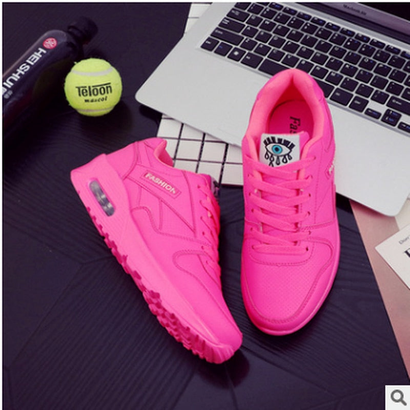 berg-feldt Baskets Femme : Bleu, Blanc, Rose, Outdoor, Jogging, Randonnée