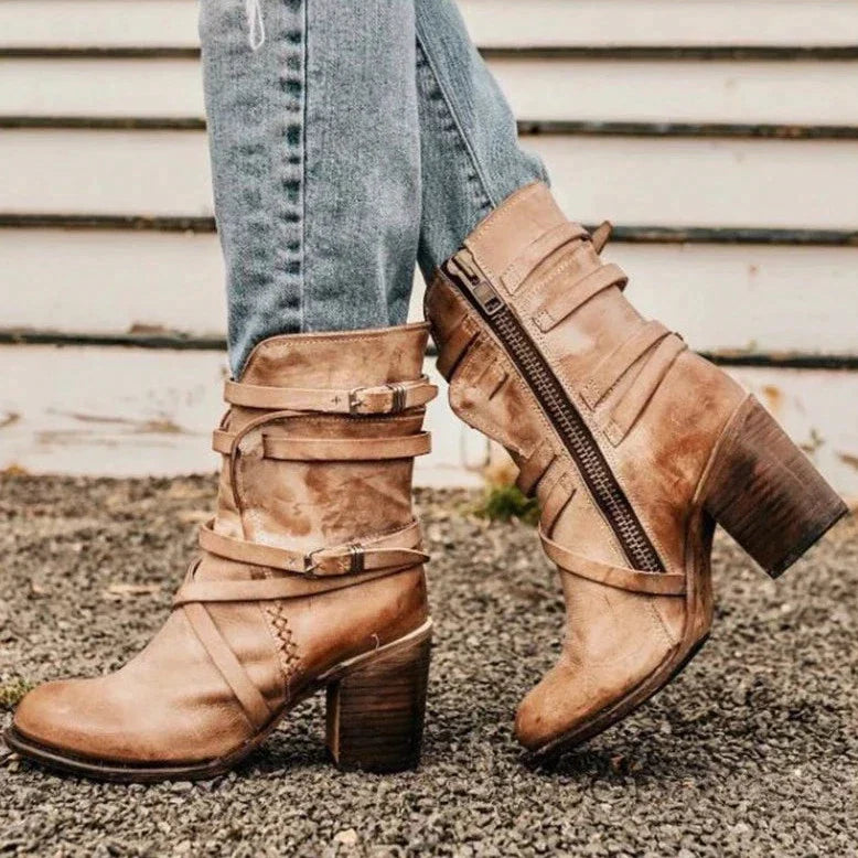Berg-Feldt | Frauen Retro Stiefel
