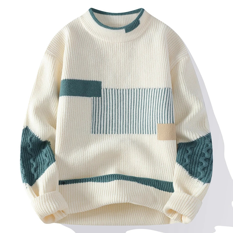 Berg-Feldt | Moderne Strickpullover mit Grafischem Muster Weich und Bequem Trendiges Design