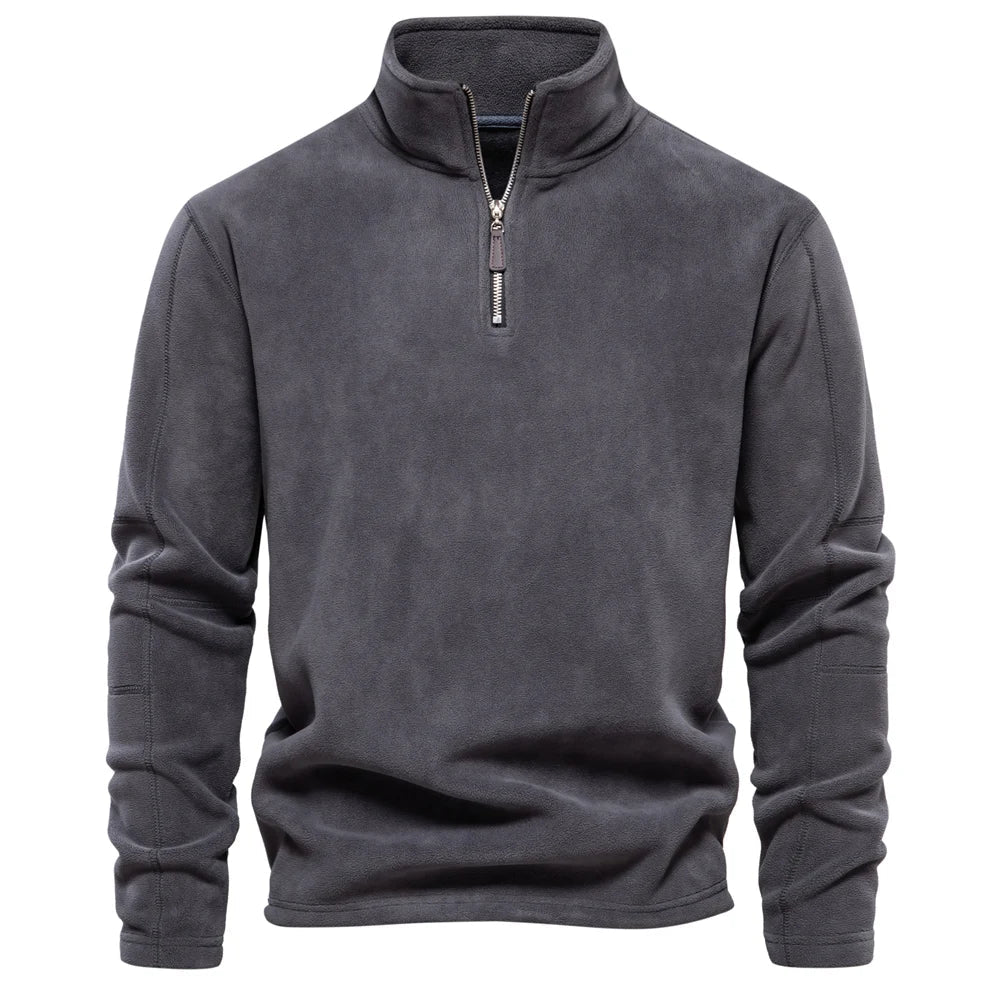 Berg-Feldt | Sweat-shirt polaire doux à fermeture éclair Chaud et confortable Idéal par temps froid