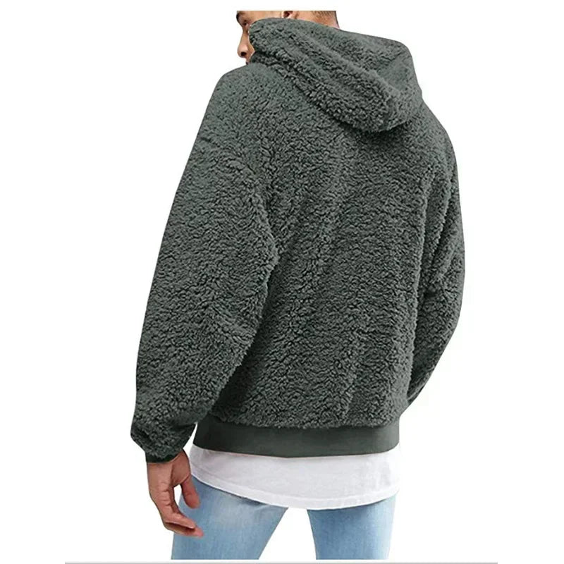 Berg-Feldt | Hoodie mit Weichem Sherpa-textur Polyester-fleece Komfortabel und Trendy