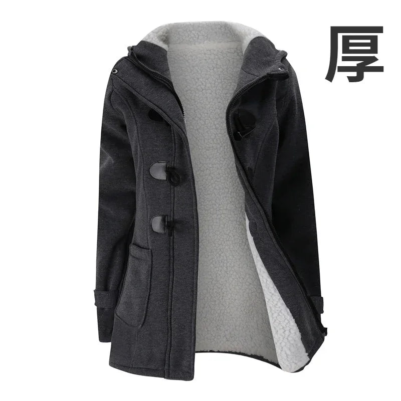 Manteau d'hiver décontracté style julienne