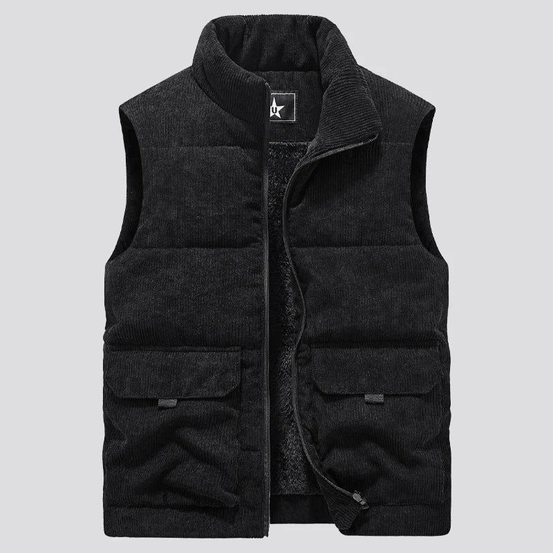 Berg-Feldt | Gilet en velours côtelé pour homme