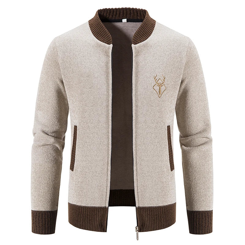 Berg-Feldt | Lässige Strickjacke für Herren aus hochwertigem Garn