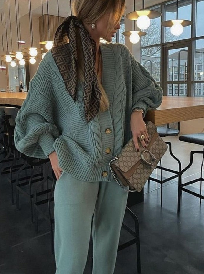 Berg-Feldt | Ensemble 2 pièces confortable pour femmes : gilet et pantalon