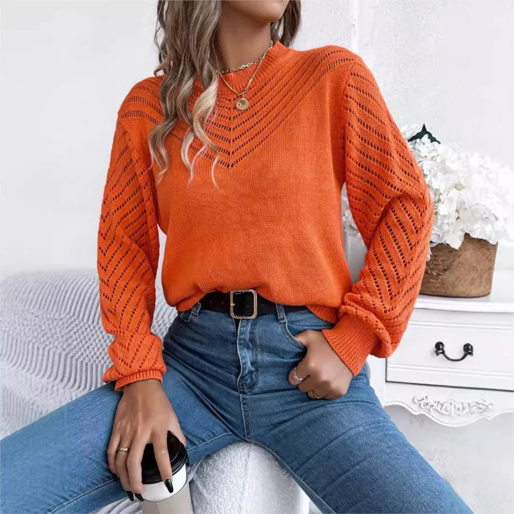 Berg-Feldt | Strickpullover mit Laternenärmeln