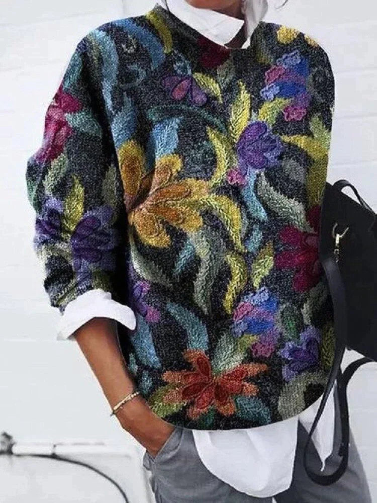 Berg-Feldt | Eleganter Pullover mit Druck
