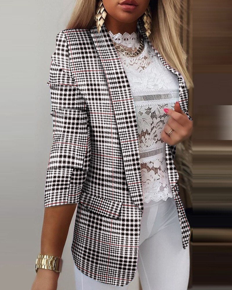 Blazer à manches longues tie-dye
