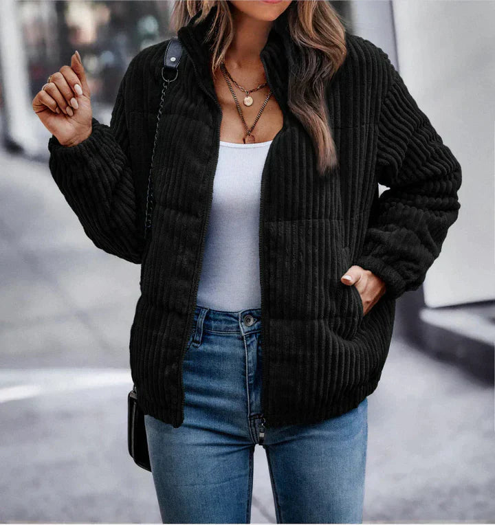 Berg-Feldt | Ribfluwelen Winterjacke