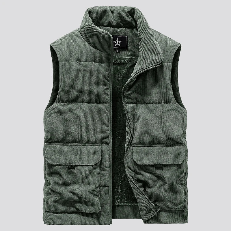 Berg-Feldt | Gilet en velours côtelé pour homme