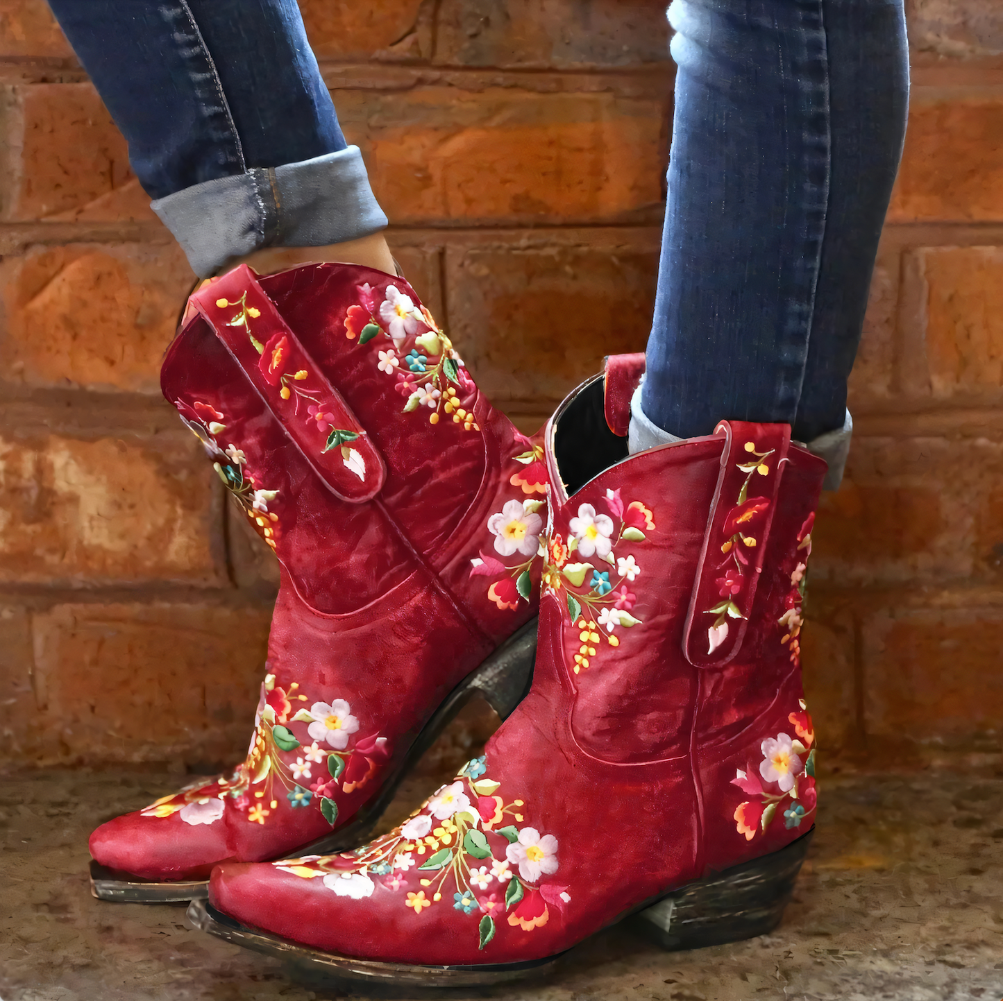 Berg-Feldt | Bottes de cowgirl vintage résistantes aux intempéries