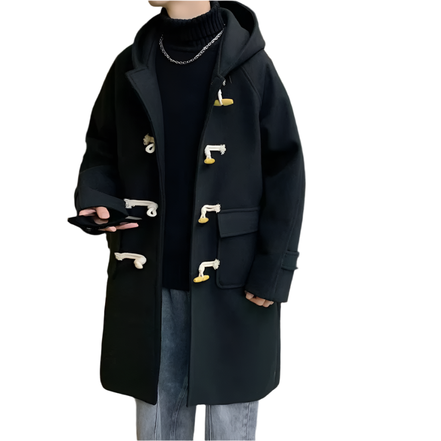 Berg-Feldt | Lange Duffle Winterjack für Herren