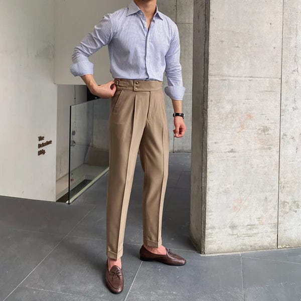 Pantalon chino Barnaby avec taille ajustable (marque britannique)