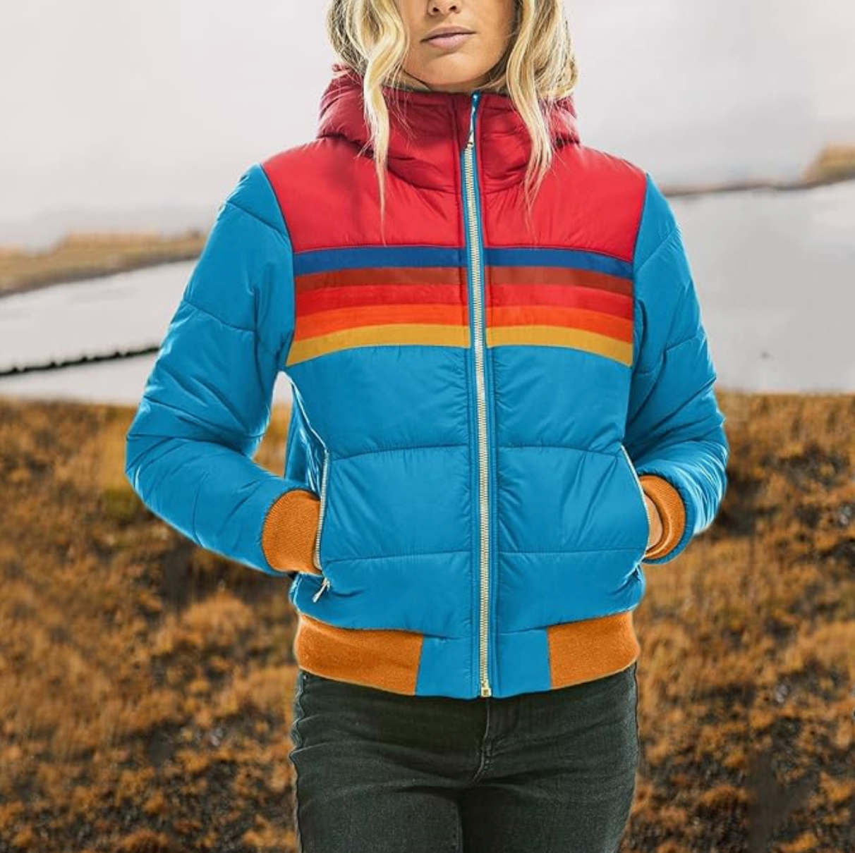 Berg-Feldt | Retro Kapuzenjacke