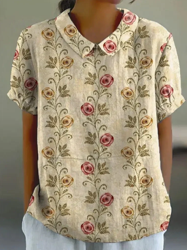 Chemisier femme Berg-Feldt à motif floral élégant