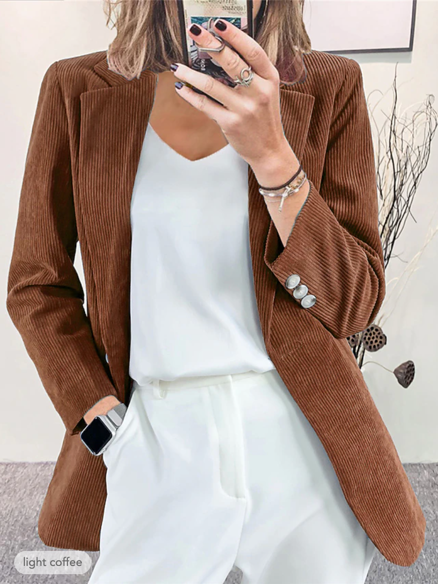 Berg-Feldt | Formelle Jacke Aus Cordiniertem Samt