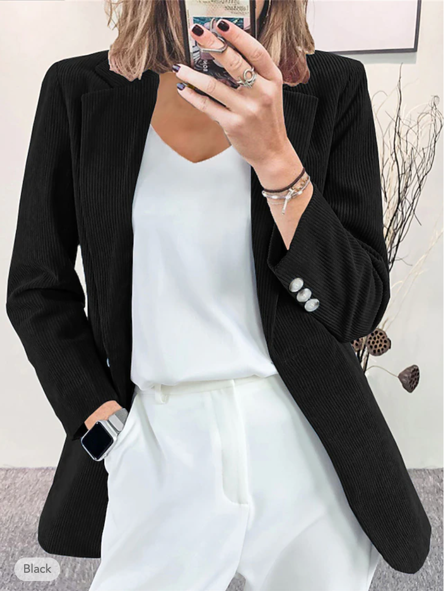 Berg-Feldt | Formelle Jacke Aus Cordiniertem Samt