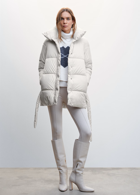 Berg-Feldt | Pufferjacke Damen Reguläre Passform Warmer Schutz Essentielle Eleganz