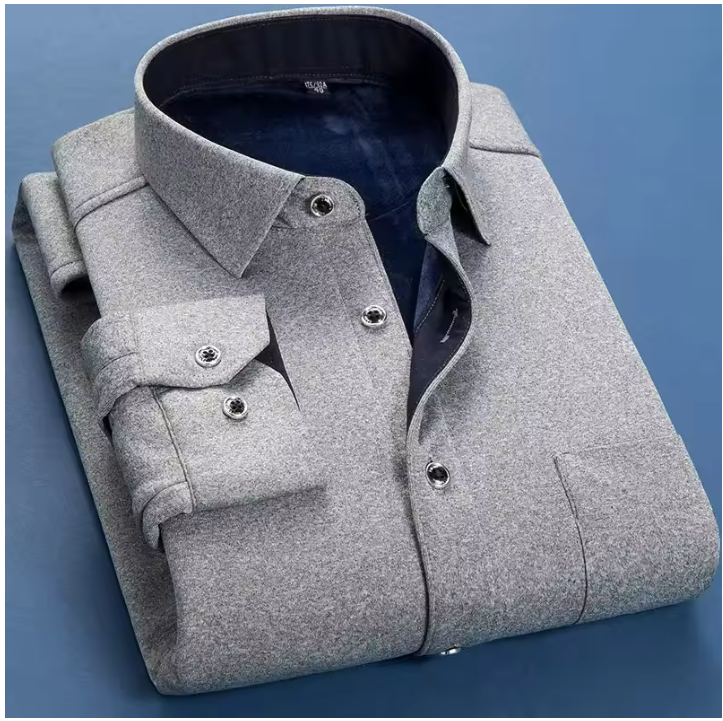 Berg-Feldt Herren Fleece-Warmhemd