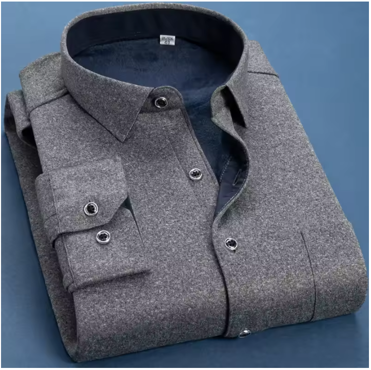 Berg-Feldt Herren Fleece-Warmhemd