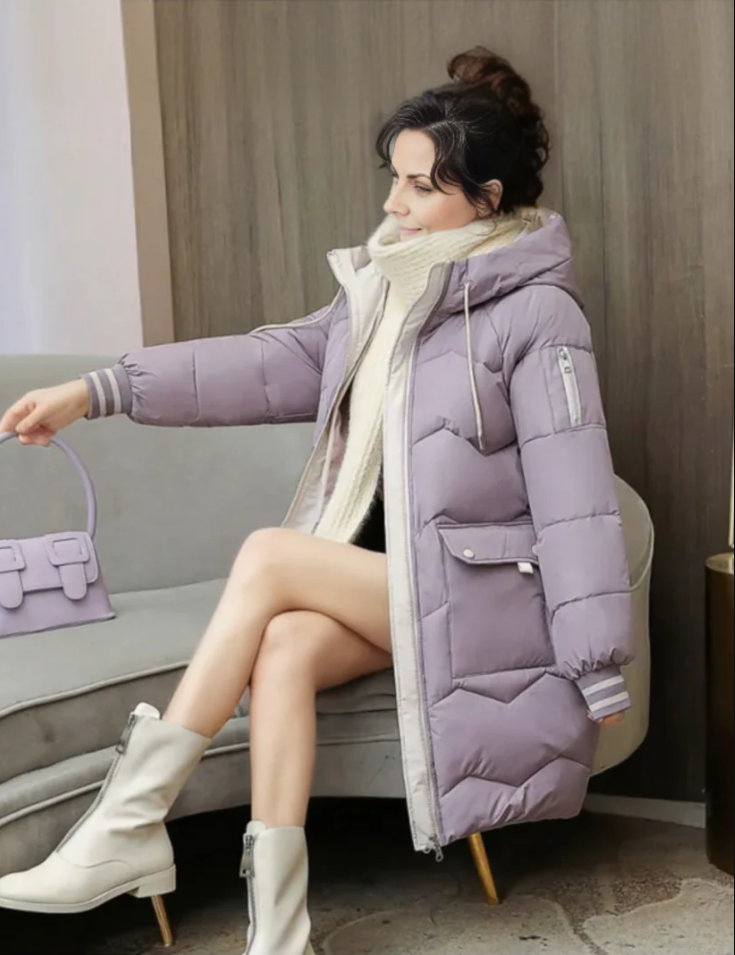Berg-Feldt | Kuschelige, Wintergefütterte Parka-Damenjacke