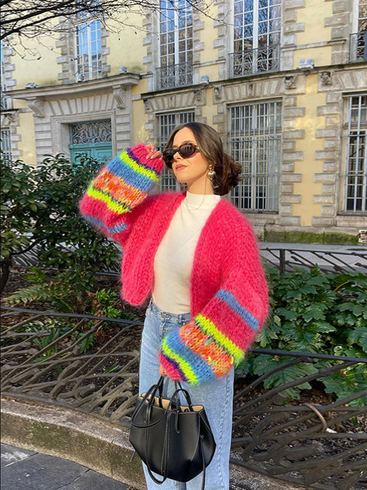Berg-Feldt | Übergroße Strickjacke