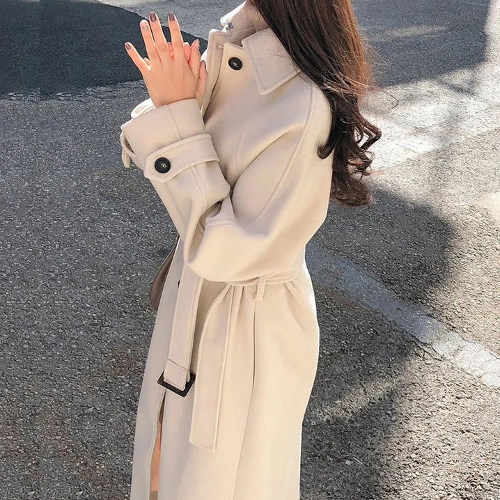 Berg-Feldt | Eleganter Wintermantel für Damen, Lang und Warm